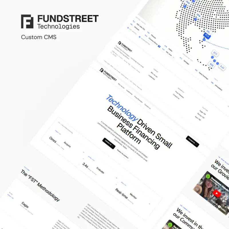Fundstreet Technologies — Full-Stack project built with Laravel and Statamic